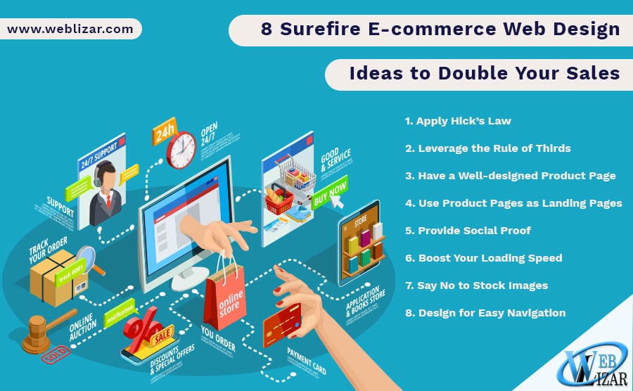 8 Surefire E-commerce Web Design Ideas to Double Your Sales