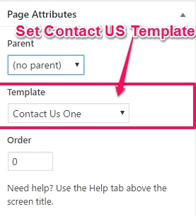 Contact-template