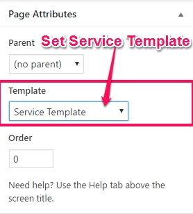 Service-page