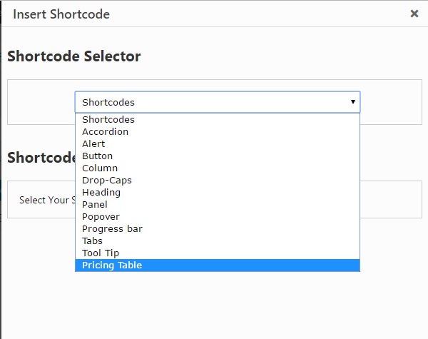 add shortcode