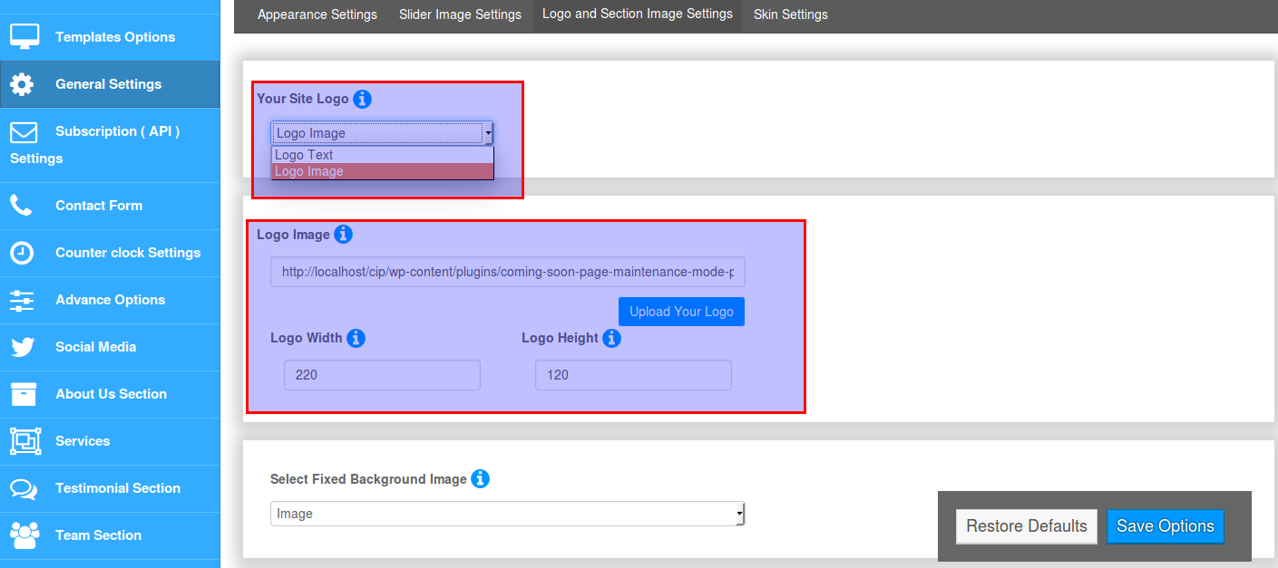 How-to-select-and-change-logo