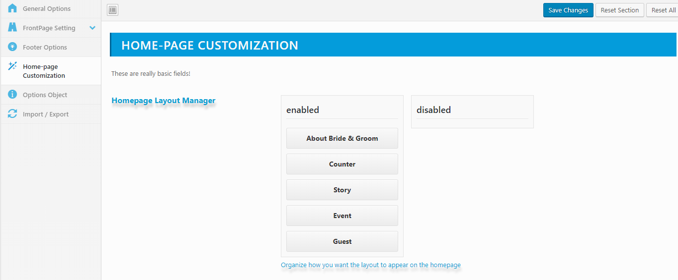 home-page-customozation